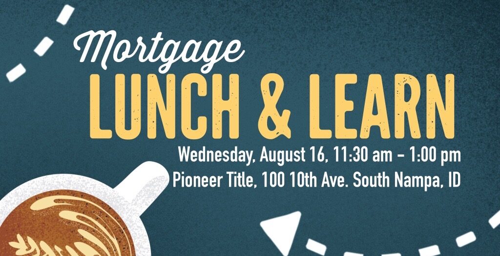 Mortgage Lunch and learn